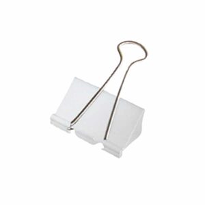 Foldback papierklemmen 32mm wit | CollectivWarehouse