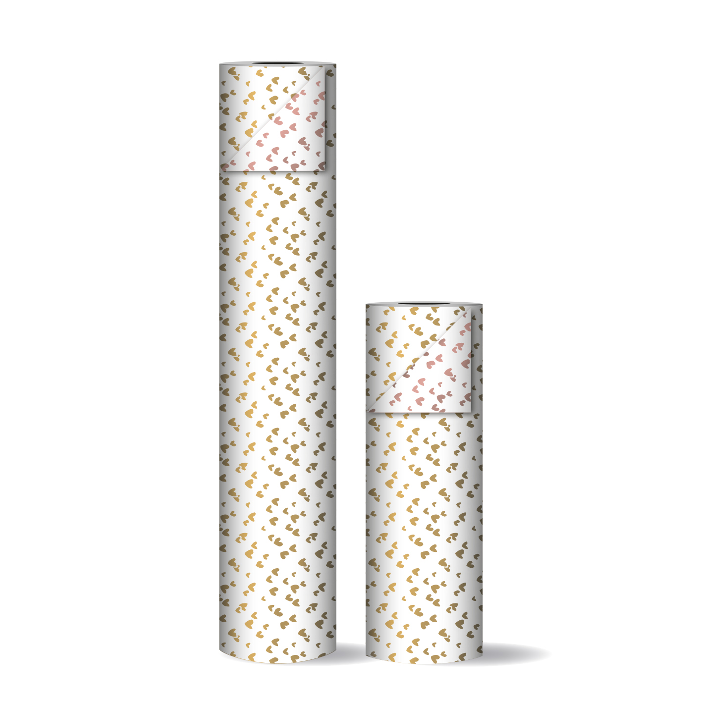 Toonbankrollen Solo Hearts goud/rose | CollectivWarehouse
