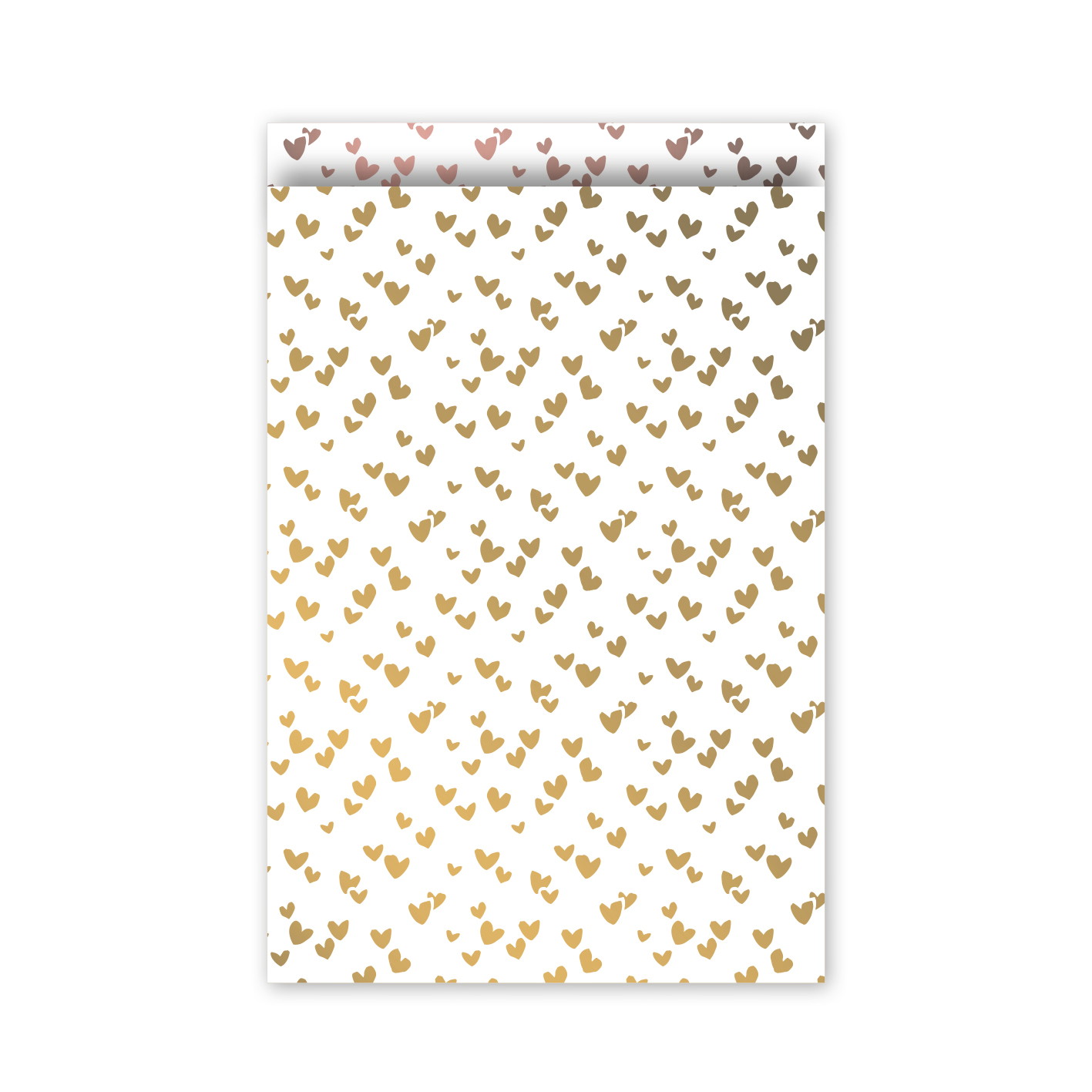 Cadeauzakjes 17x25cm Solo Hearts goud/rose | CollectivWarehouse