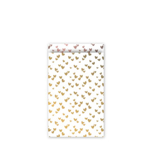 Cadeauzakjes 12x19cm Solo Hearts goud/rose | CollectivWarehouse