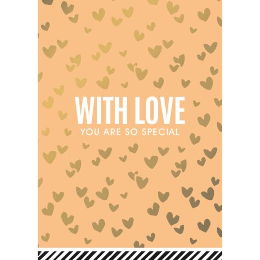 With love Gold wenskaarten | CollectivWarehouse