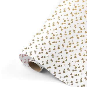 Cadeaupapier Solo Hearts goud/rose | CollectivWarehouse