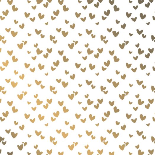 Zijdepapier Solo Hearts goud | CollectivWarehouse