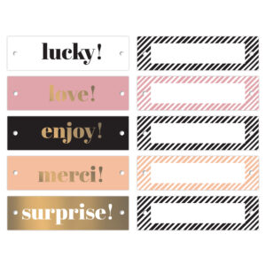 Beauty Blush cadeaulabels - 100 stuks