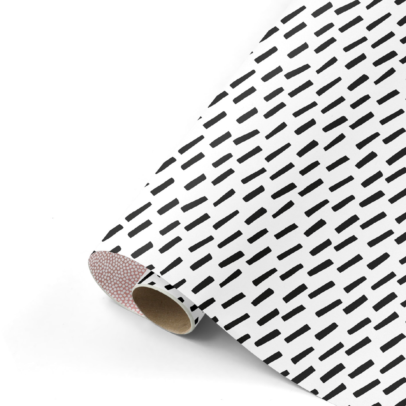 Cadeaupapier Open Spaces zwart/wit/oudroze | CollectivWarehouse
