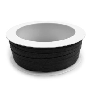 Satijnlint - 3mm - 50m - zwart