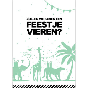 Uitnodiging Summer Vibes fresh mint | CollectivWarehouse