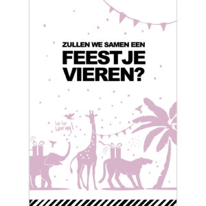 Uitnodiging Summer Vibes fresh lila | CollectivWarehouse