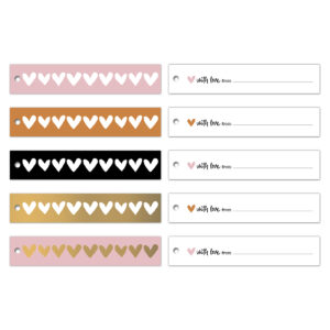 Cadeaulabels Ethnic Hearts ribbon assorti | CollectivWarehouse