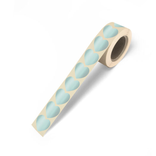 Cadeaustickers iceblue mini hearts | CollectivWarehouse
