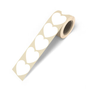Cadeaustickers white hearts | CollectivWarehouse