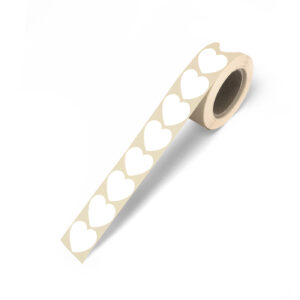 Cadeaustickers white mini hearts | CollectivWarehouse