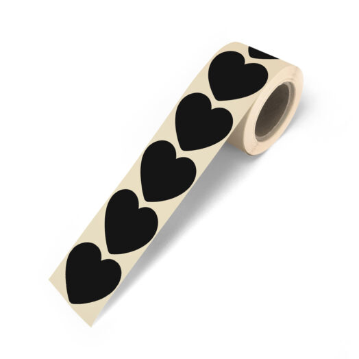 Cadeaustickers black hearts | CollectivWarehouse
