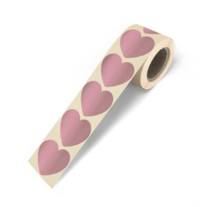 Cadeaustickers rosegoud hearts | CollectivWarehouse