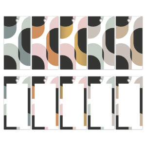 Cadeaulabels Retro Shapes | CollectivWarehouse