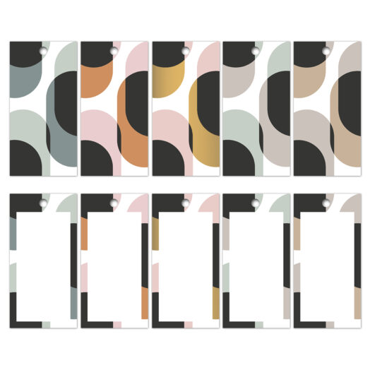 Cadeaulabels Retro Shapes | CollectivWarehouse