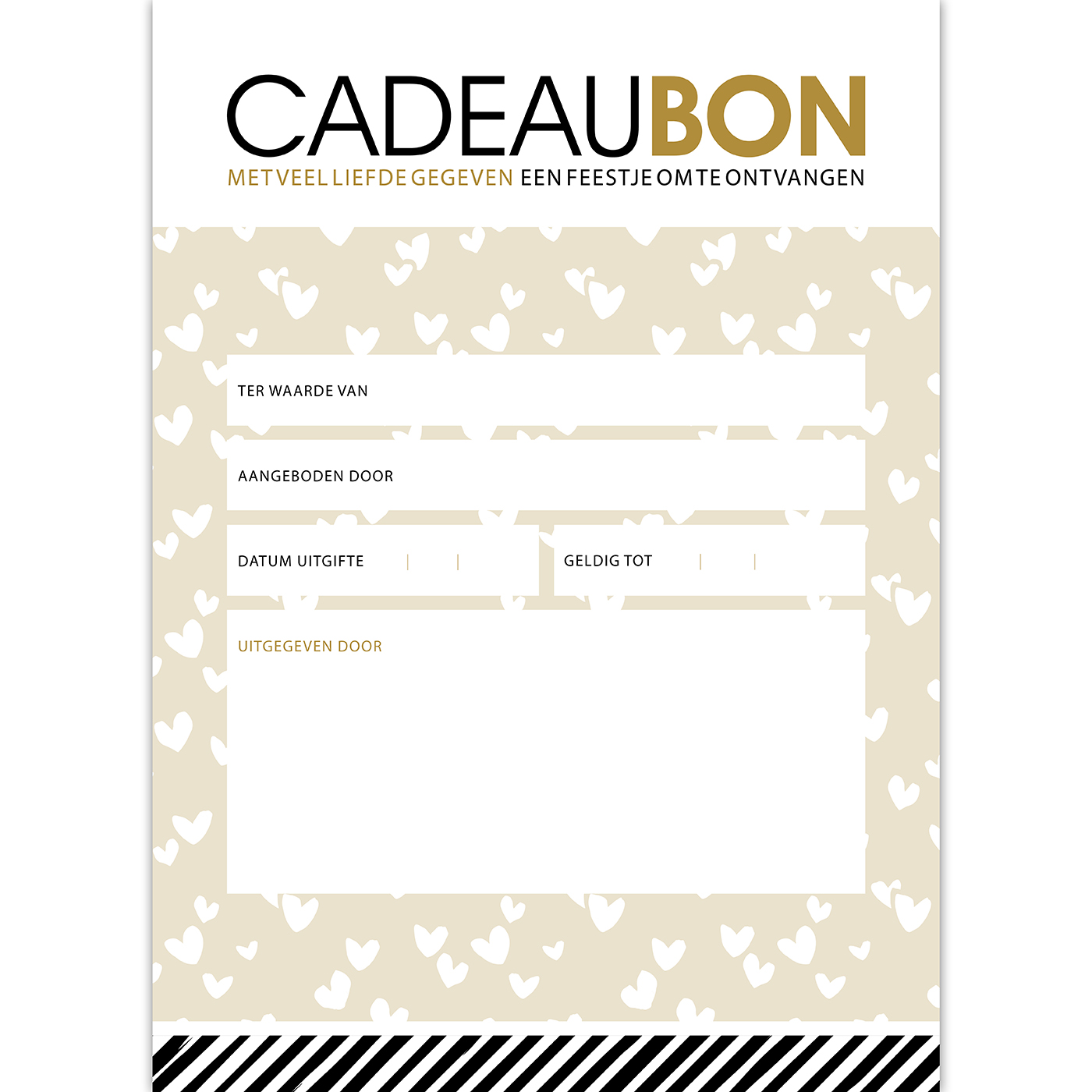 Cadeaubon Solo Hearts | CollectivWarehouse