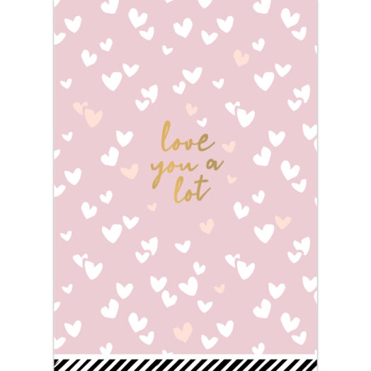 Ansichtkaart Coeurs des Fleurs roze | CollectivWarehouse