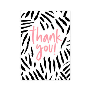 Kaart thank you neon | Studio Stationery