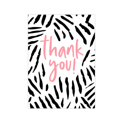 Kaart thank you neon | Studio Stationery