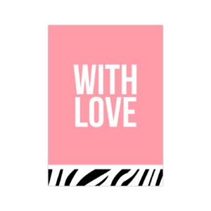 Kaart With love neon | Studio Stationery