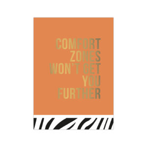 Kaart Comfortzones won't get you further | Studio Stationery