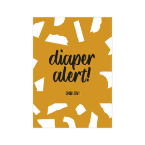 Kaart Diaper Alert | Studio Stationery