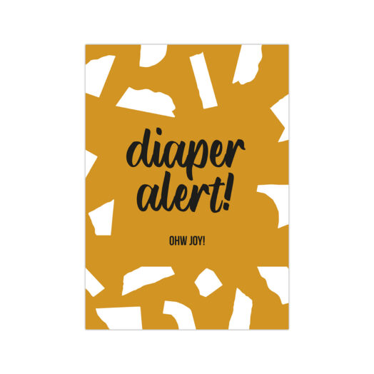 Kaart Diaper Alert | Studio Stationery