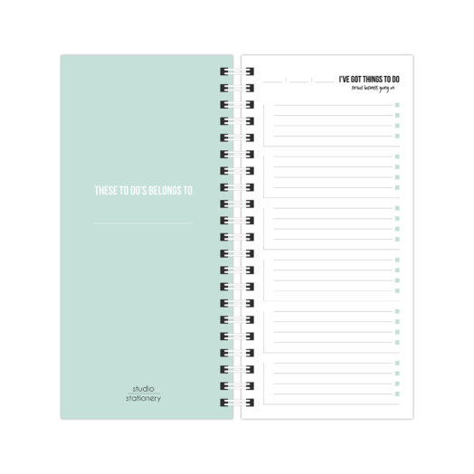 To Do Notebook I've got things to do | Studio Stationery