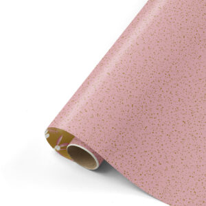 Cadeaupapier Twinkling stars roze/goud | CollectivWarehouse