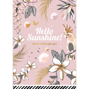 Ansichtkaart Summer Party roze | CollectivWarehouse
