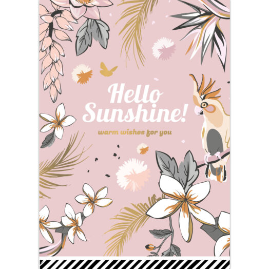 Ansichtkaart Summer Party roze | CollectivWarehouse