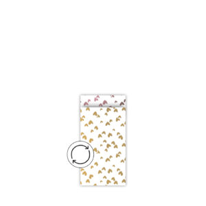 Cadeauzakjes REVERSED Solo Hearts '22 goud/rose | CollectivWarehouse