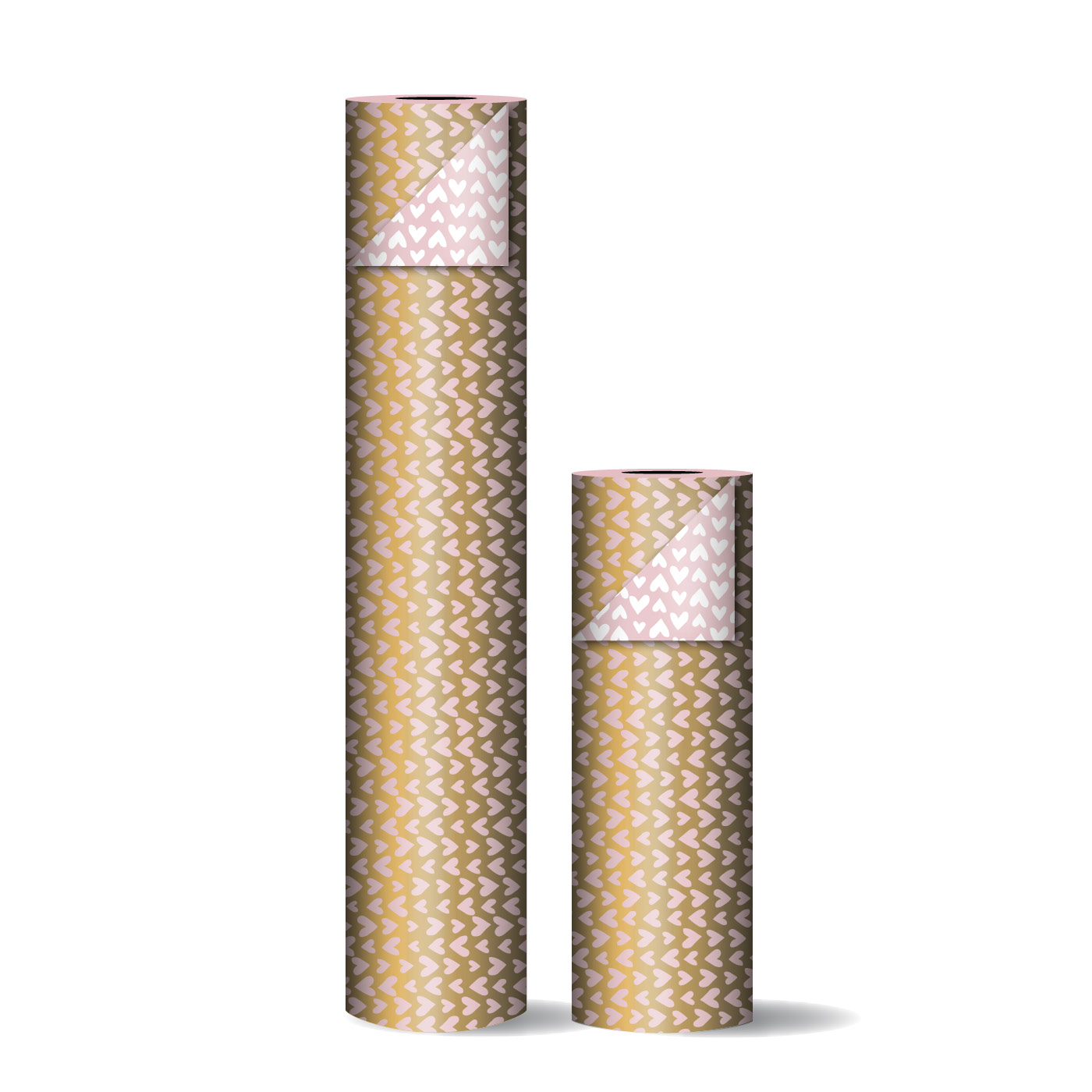 Toonbankrol Ethnic Hearts'22 goud/roze | CollectivWarehosue