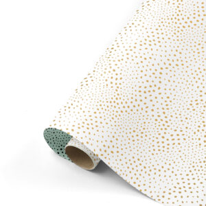 Cadeaupapier Flocks Wit/goud | CollectivWarehouse