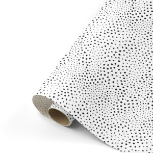 Cadeaupapier Flocks Zwart/Wit | CollectivWarehouse