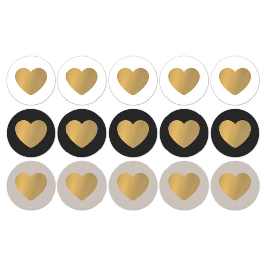 Cadeaustickers Lovely hearts '22 Chique | CollectivWarehouse