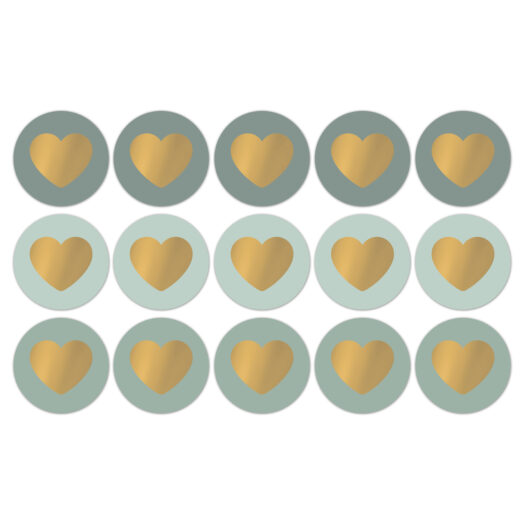 Cadeaustickers Lovely hearts '22 Cool | CollectivWarehouse