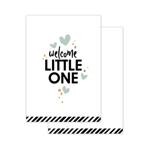 Minikaartjes Baby - Welcome little one | CollectivWarehouse