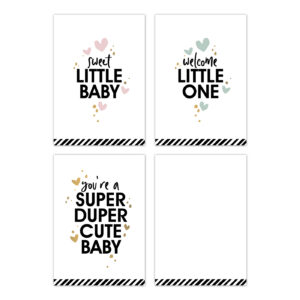 Minikaartjes Baby - mix | CollectivWarehouse