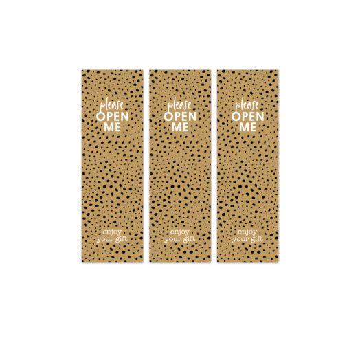Cadeaustickers XXL open me Oker | CollectivWarehouse