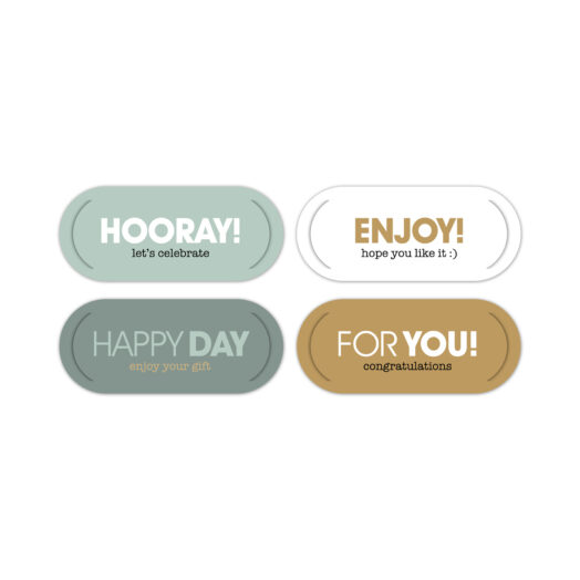 Cadeaulabels Perfect basics Mould - Retro