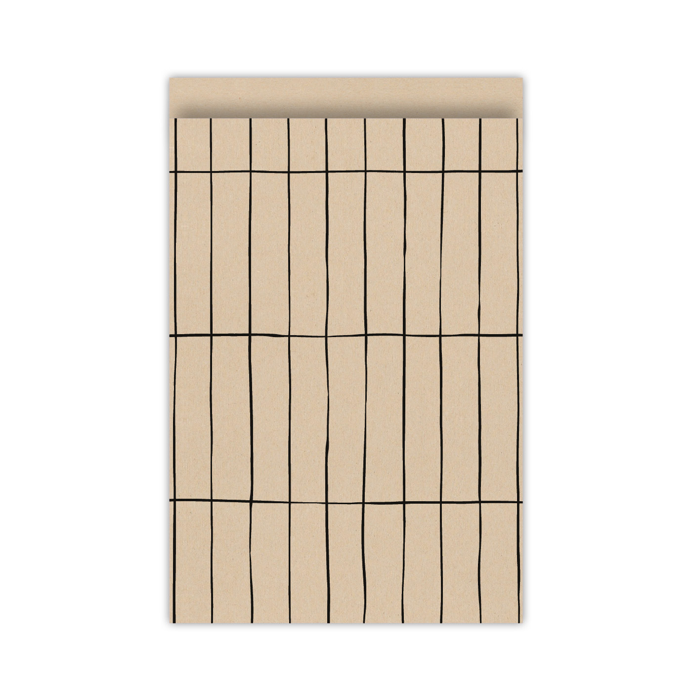 Cadeauzakjes Slim Tiles kraft/zwart | CollectivWarehouse