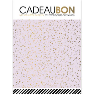 Cadeaubon Twinkling Stars lila/goud | CollectivWarehouse