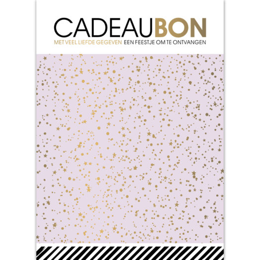 Cadeaubon Twinkling Stars lila/goud | CollectivWarehouse