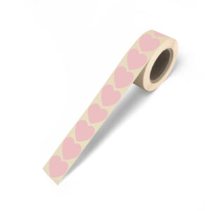 Cadeaustickers Pink Pastel hearts | CollectivWarehouse
