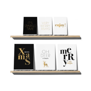 Xmas text chique - voordeel kaartenset - 90 stuks | CollectivWarehouse