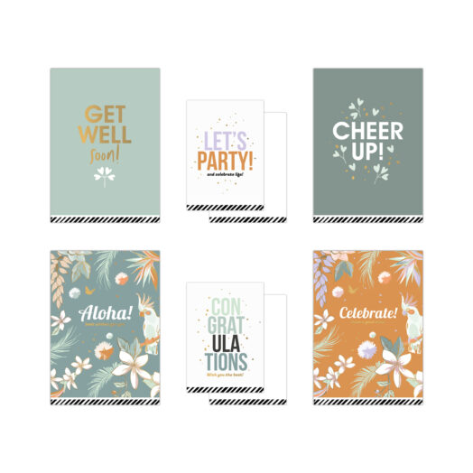 Mix Cool - voordeel kaartenset - 80 stuks | CollectivWarehouse