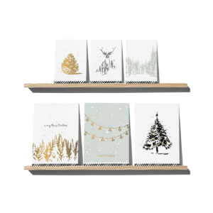 Xmas illustrations cool - voordeel kaartenset - 90 stuks | CollectivWarehouse