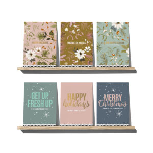 Vintage Christmas - voordeel kaartenset - 60 stuks | CollectivWarehouse